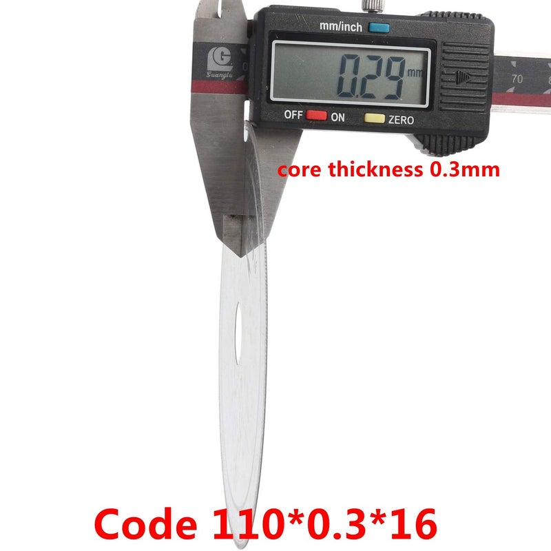 JINGLING 4.5" inch 110mm Diamond Lapidary Saw Blade Thin Rim 0.4 Arbor 5/8" Jewelry Tools for Stone Pack of 10Pcs - Image 4